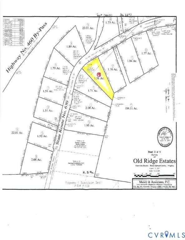 Property photo for 0 Old Ridge Road, Farmville, VA