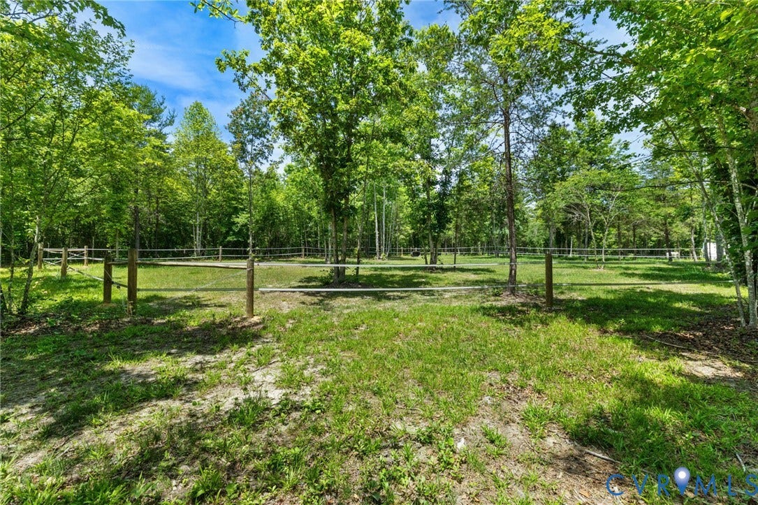 3269 Lowry Road, Rural, Columbia, VA 23038 fenced pasture with partial shade