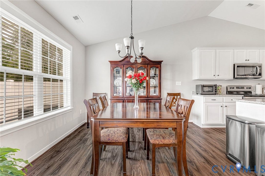 302 Wendenburg Terrace, Aylett, VA 23009 Eat-in Dining Area