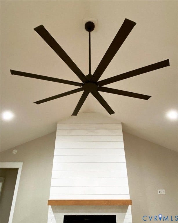 1625 Huntington Woods Trail, Powhatan, VA 23139 gas fireplace, built ins, vaulted ceiling