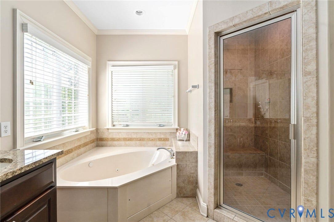 2220 French Hill Terrace, Powhatan, VA 23139 View 2 - Jetted Tub and Shower
