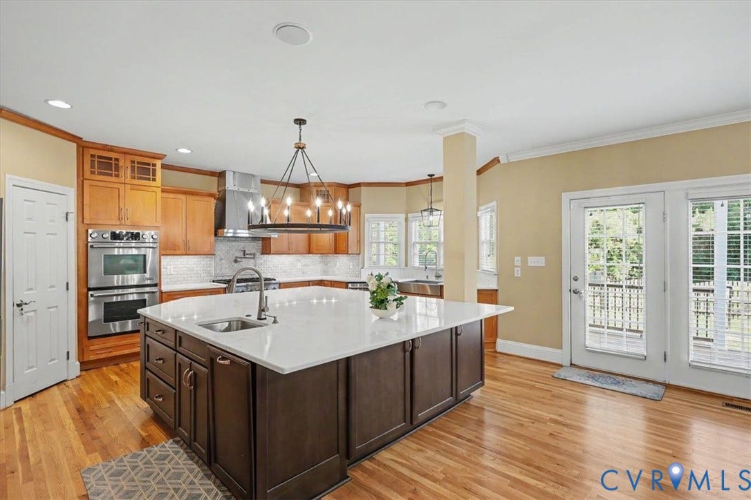 5905 Covington Hills Lane, Nuckols Road Corridor, Glen Allen, VA 23059 Renovated kitchen with double ovens.