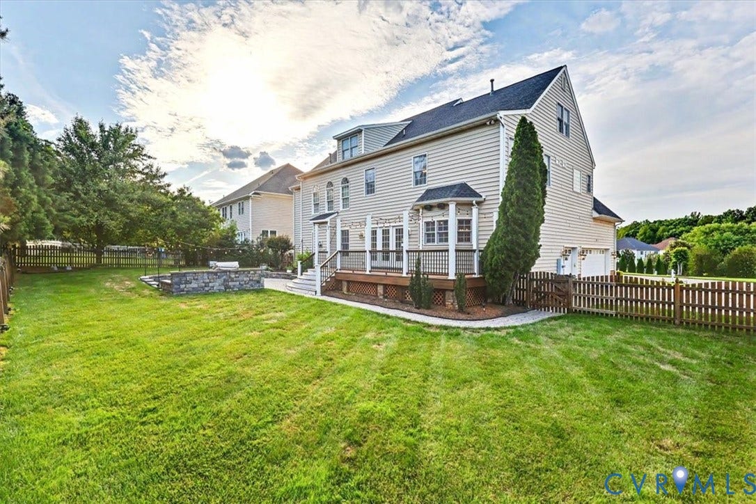 5905 Covington Hills Lane, Nuckols Road Corridor, Glen Allen, VA 23059 Fenced in yard.