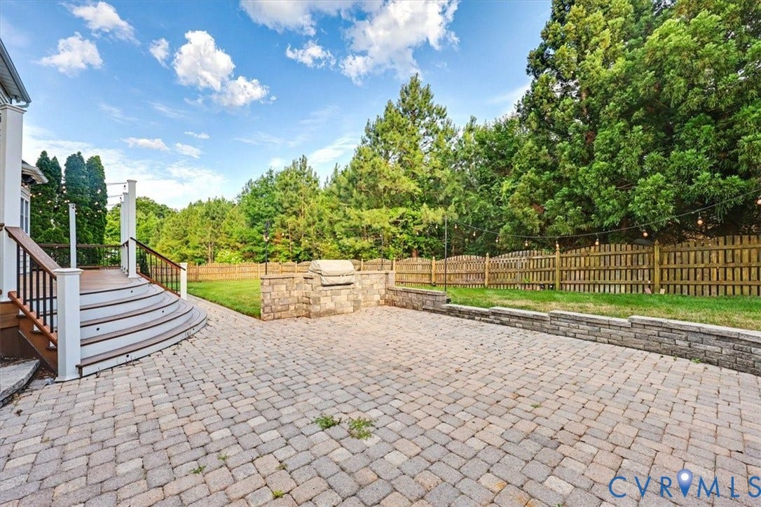 5905 Covington Hills Lane, Nuckols Road Corridor, Glen Allen, VA 23059 Patio with built in grill which is new.