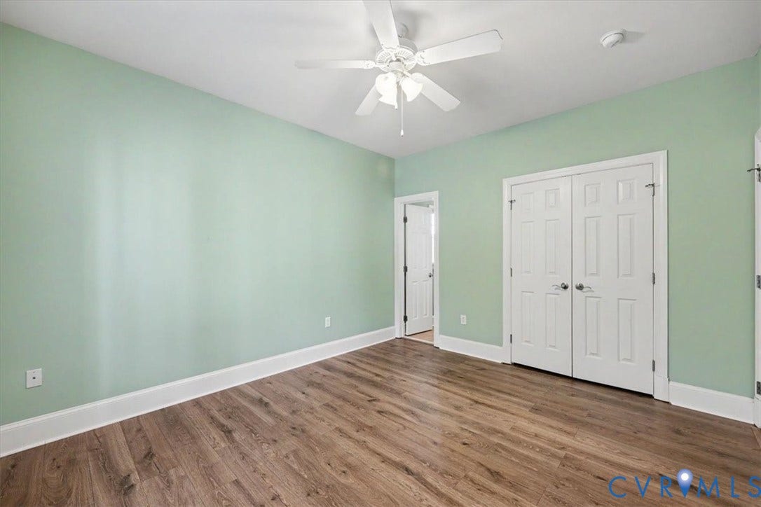 5905 Covington Hills Lane, Nuckols Road Corridor, Glen Allen, VA 23059 First floor Bedroom with attached full bathroom and new LVP flooring.