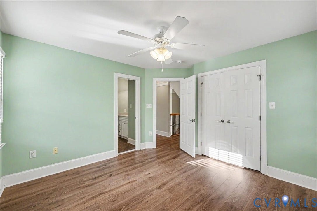5905 Covington Hills Lane, Nuckols Road Corridor, Glen Allen, VA 23059 2nd floor bedroom with Jack and Jill bathroom and new LVP flooring.