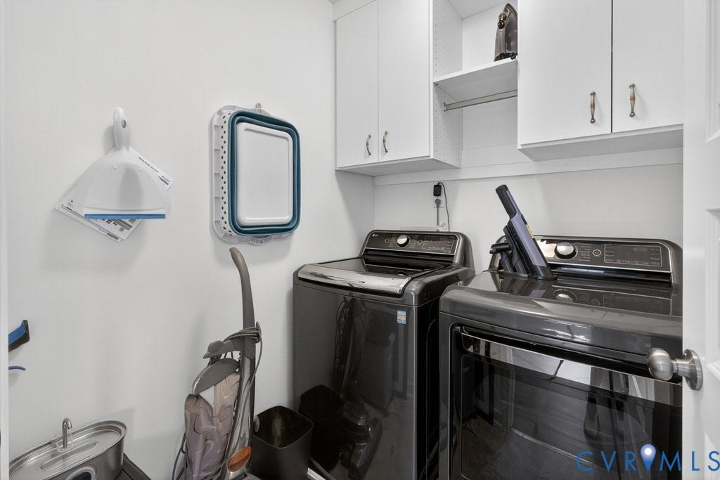 7669 Leeds Castle Lane, Maidstone Village Townhomes, New Kent, VA 23124 CUSTOM Laundry Room, Tile Flooring