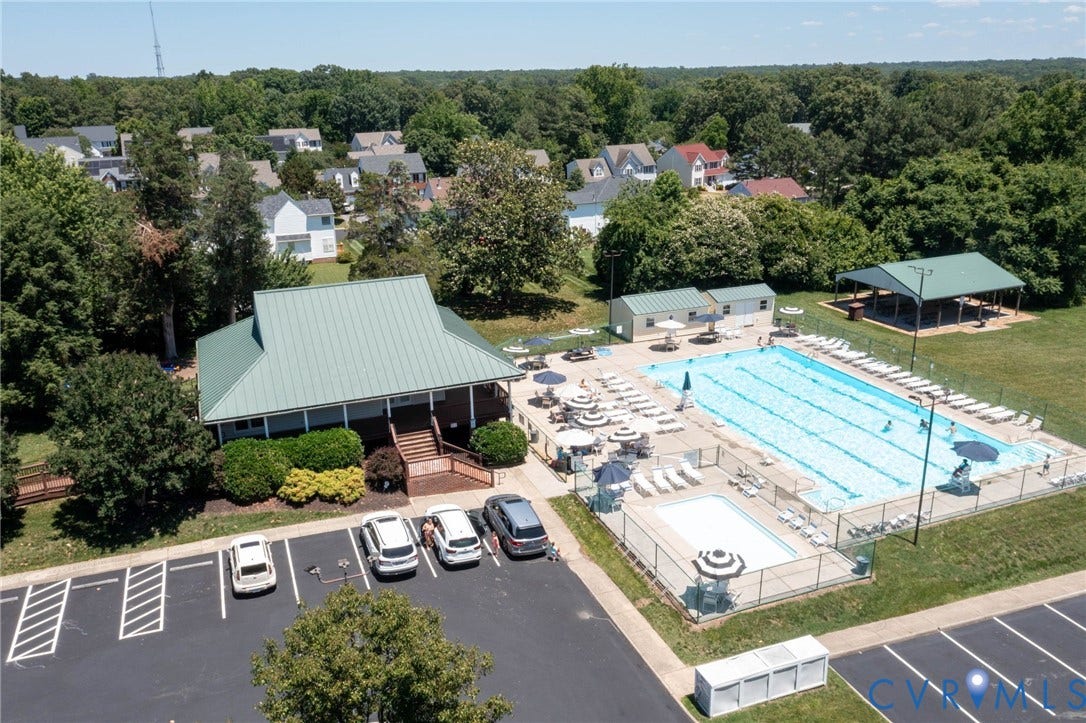 Clubhouse, pool and pavilion