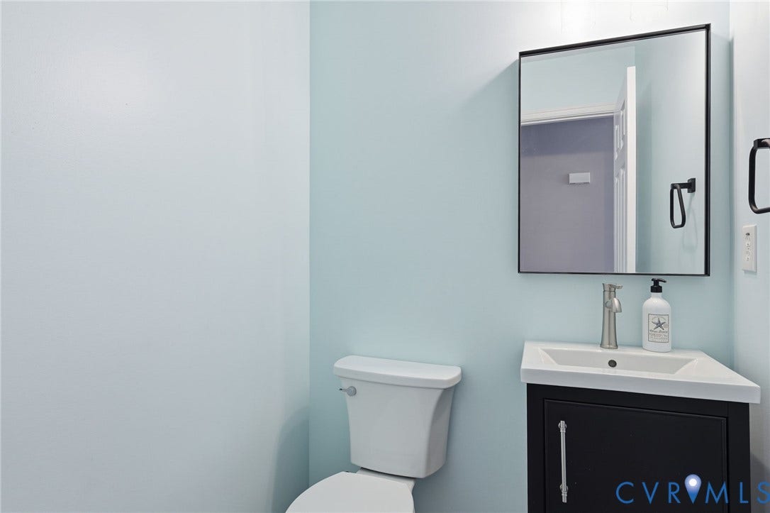 1st floor powder room(half bath)