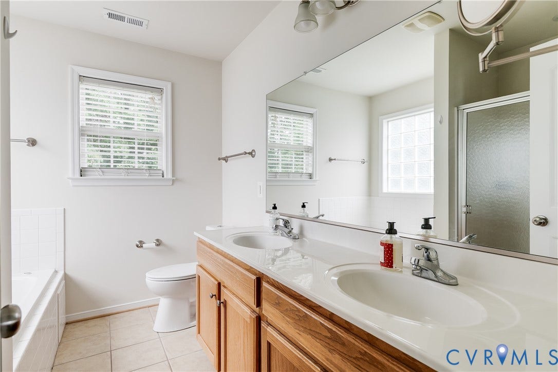 2244 Thomas Kenney Drive, Henrico, VA 23060 Primary En-Suite Bathroom.