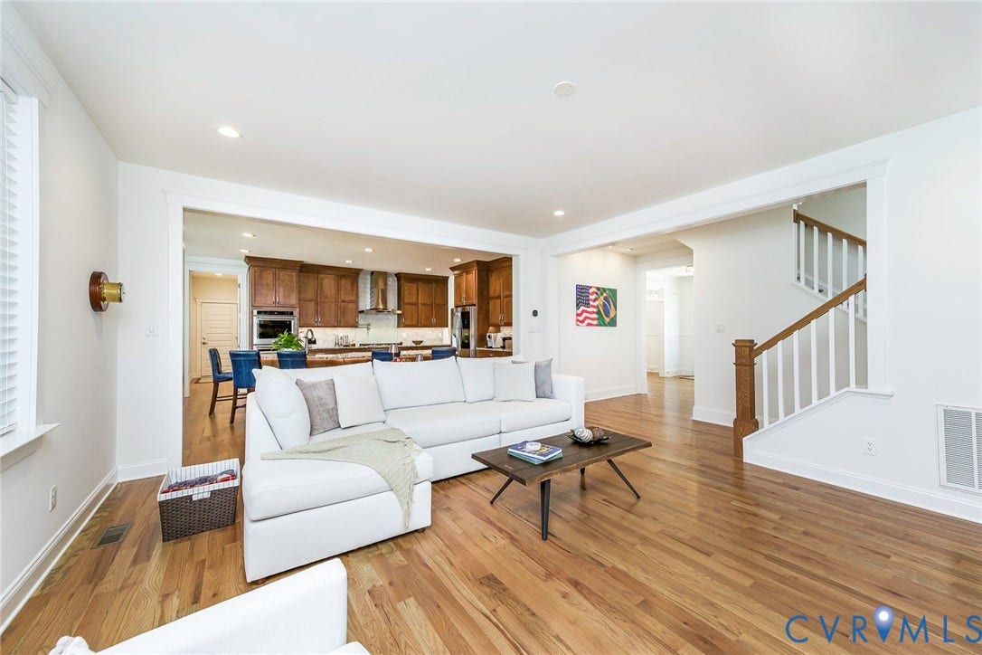 2112 Avada Drive, Newmarket Estates, Midlothian, VA 23112 Family Room with Recessed Lighting and HW Floors