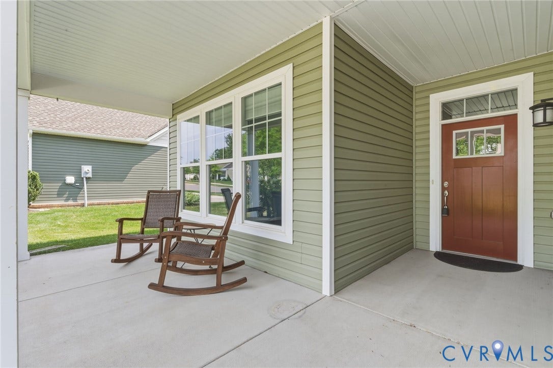 10404 Chickahominy Falls Lane, Glen Allen, VA 23059 Porch and front entry