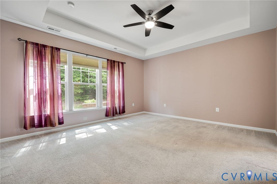 10404 Chickahominy Falls Lane, Glen Allen, VA 23059 Tray ceiling & ceiling fan