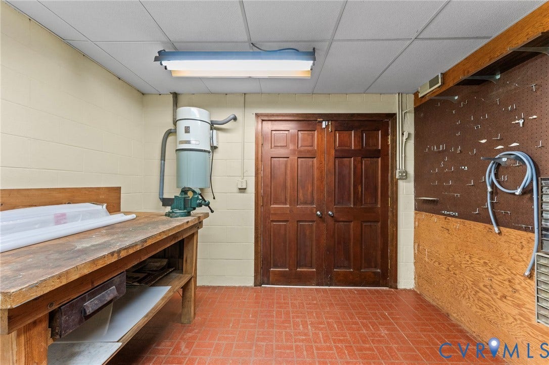 2455 Manakin Road, Manakin Sabot, VA 23103 workshop area in basement