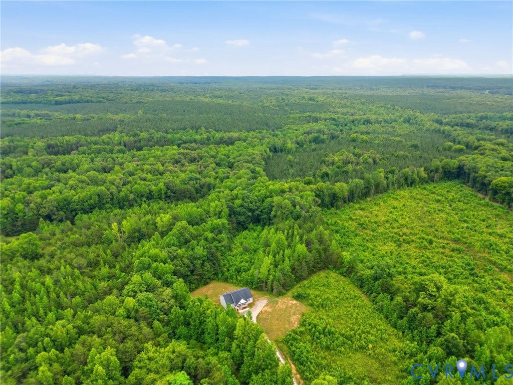 2677 Dogtown Road, Goochland, VA 23063 Expansive wooded acreage featuring a single-family home