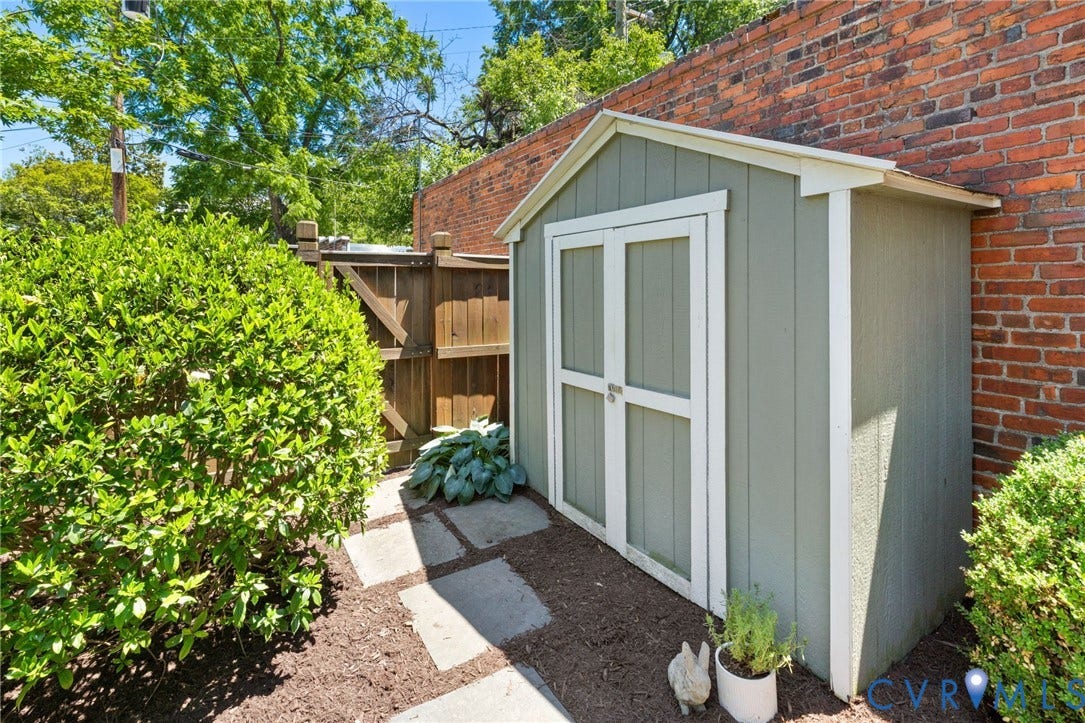 309 N Rowland Street, The Fan, Richmond, VA 23220 Detached shed