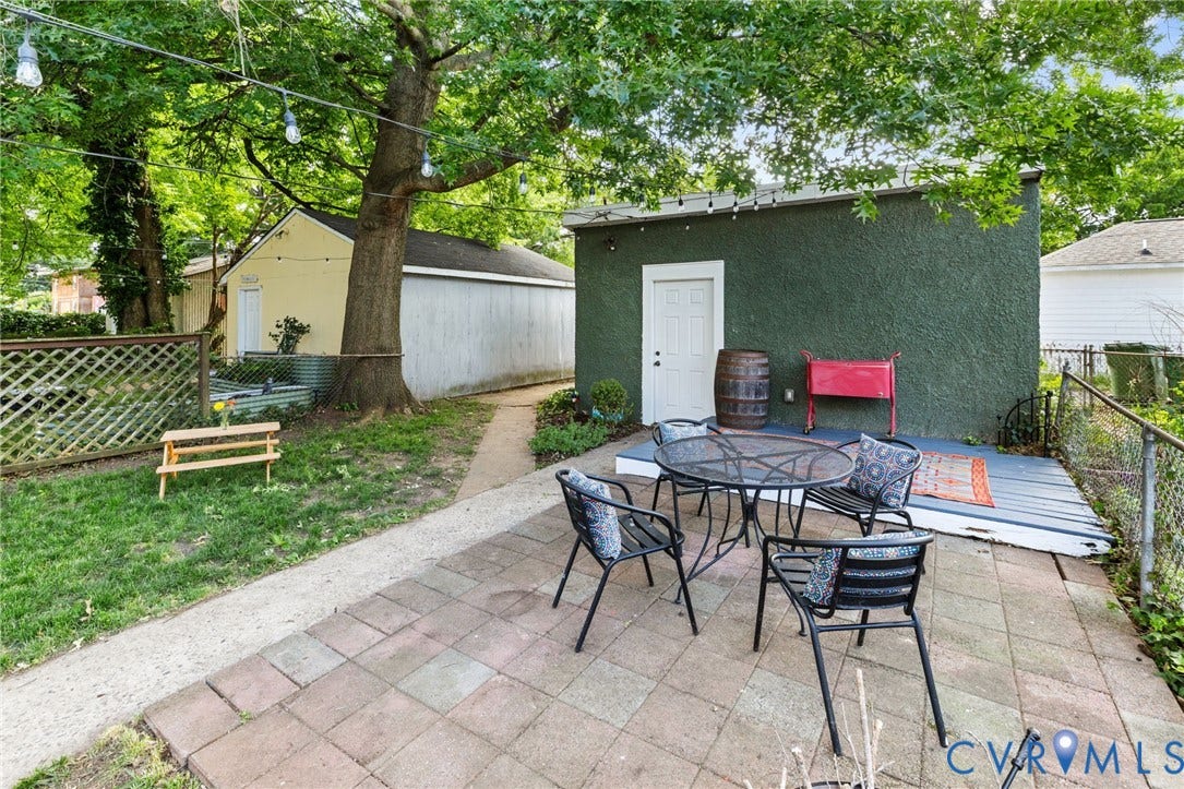 806 S Meadow Street, Byrd Park Area, Richmond, VA 23220 Walkway along the Garage leads to the rear Alley...