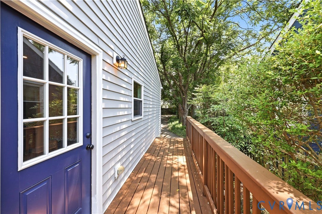 1901 Blair Street, Byrd Park Area, Richmond, VA 23220 Kitchen Side Entrance