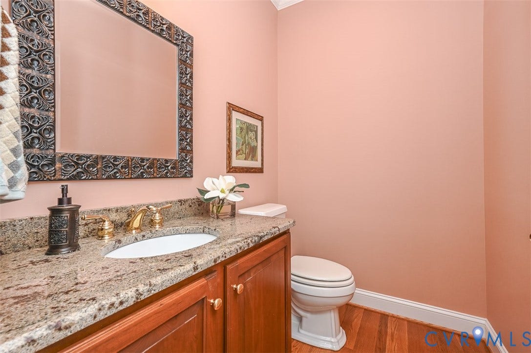 10809 Leabrook Drive, Wyndham, Glen Allen, VA 23059 Spacious 1st floor Half bath