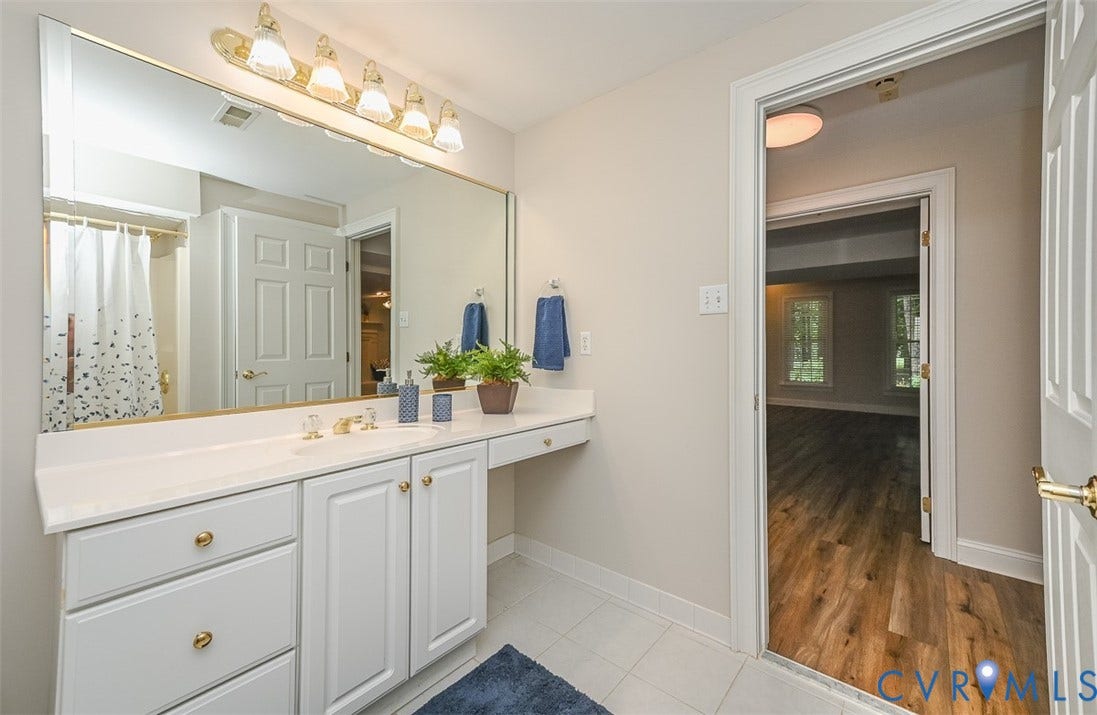 10809 Leabrook Drive, Wyndham, Glen Allen, VA 23059 Another view of the full bath vanity in Basement