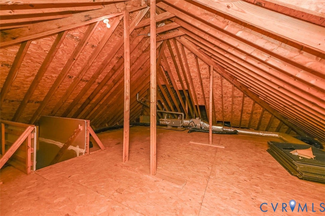 10809 Leabrook Drive, Wyndham, Glen Allen, VA 23059 Only 1 corner of huge walk up attic on 2nd floor