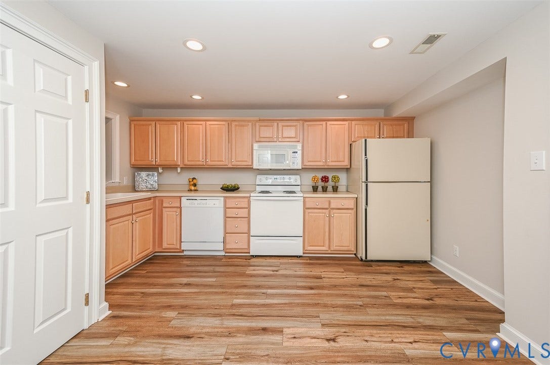 10809 Leabrook Drive, Wyndham, Glen Allen, VA 23059 2nd Kitchen in Basement. Big enough to make an eat in Kitchen. Has a large pantry too