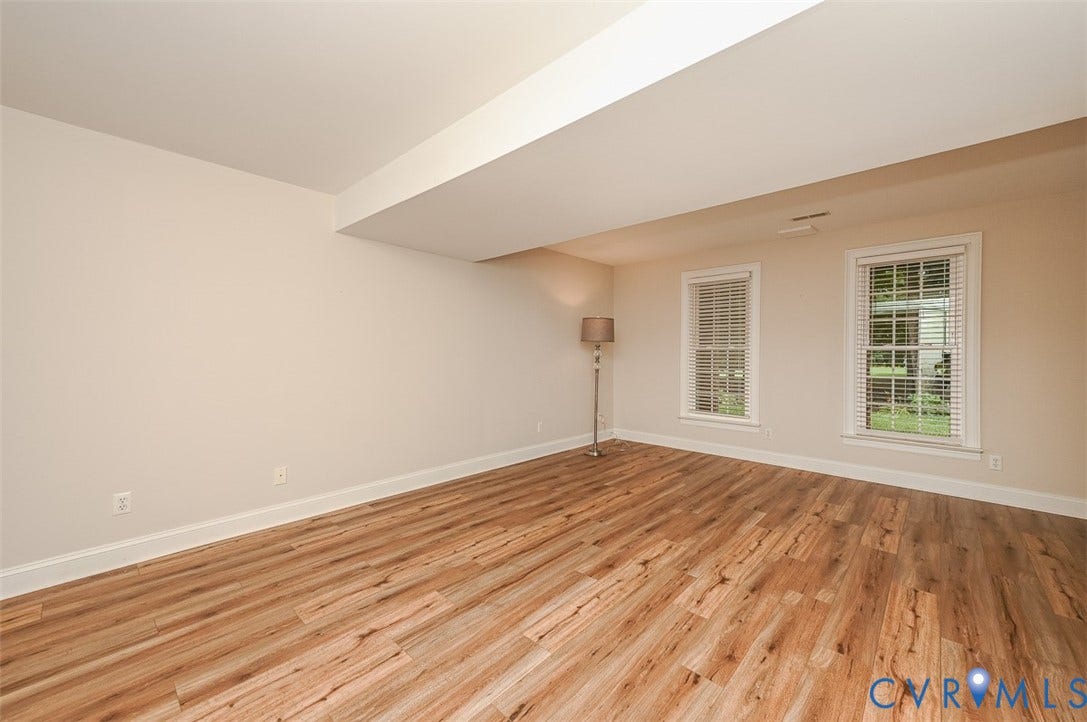 10809 Leabrook Drive, Wyndham, Glen Allen, VA 23059 Bedroom 6 or 2nd Primary Bedroom in Basement with view of the rear yard and gulf course