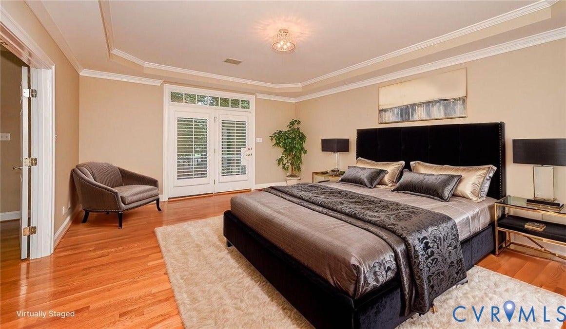 10809 Leabrook Drive, Wyndham, Glen Allen, VA 23059 Virtually staged 1st floor Primary Bedroom