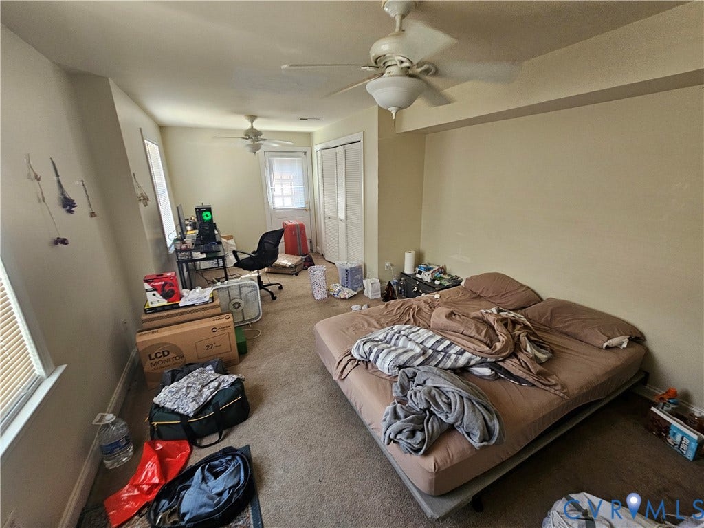 1309 W Clay Street, Richmond, VA 23220 2nd floor rear bedroom
