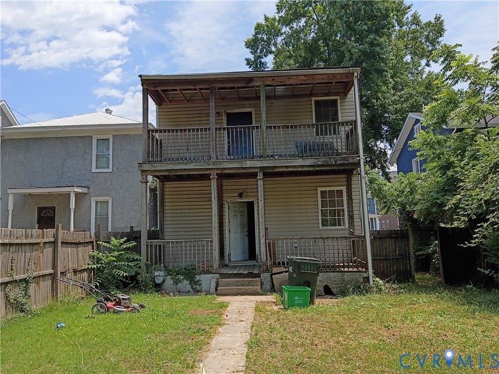 3320 Maryland Avenue, Richmond, VA 23222 Rear view