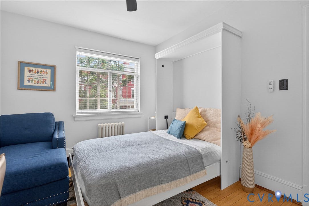 501 N Arthur Ashe Boulevard, #U4, Richmond, VA 23220 2nd Bedroom w/ Murphy Bed/Office