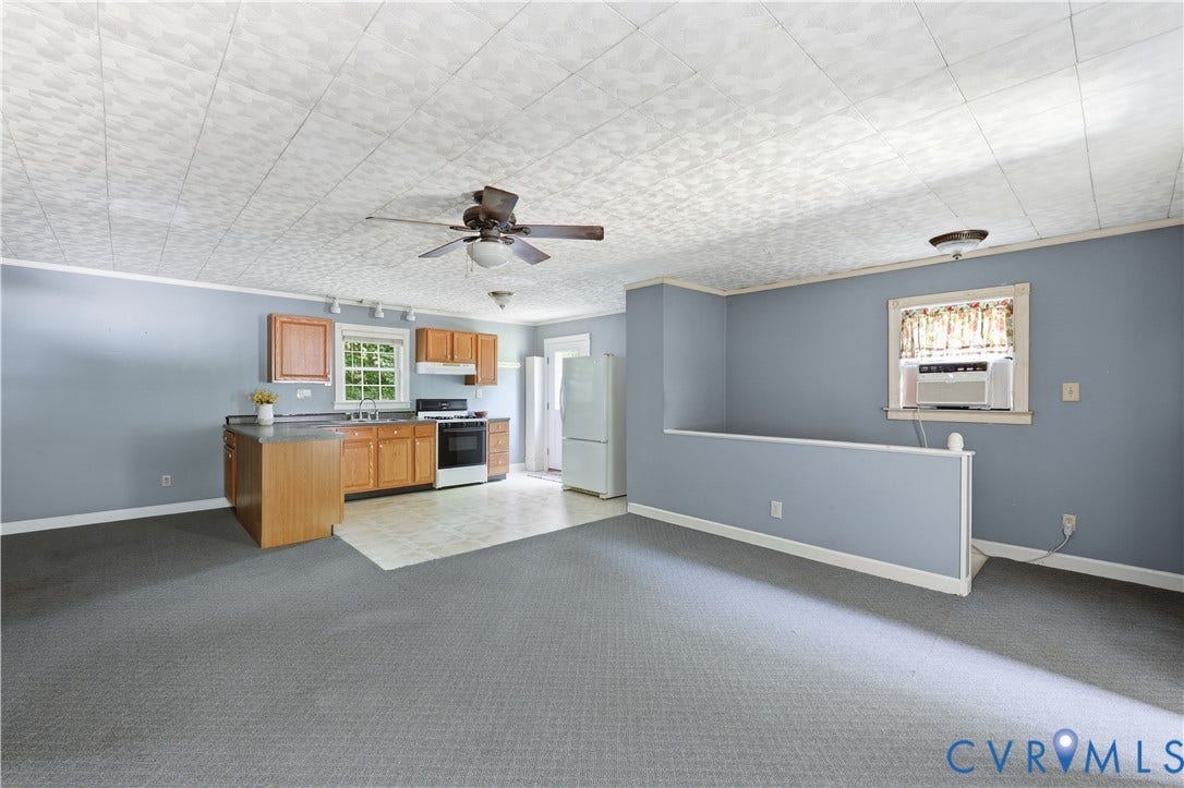 1610 Reams Road, Powhatan, VA 23139 Over Detached Garage Apartment. Open concept Living room and Kitchen