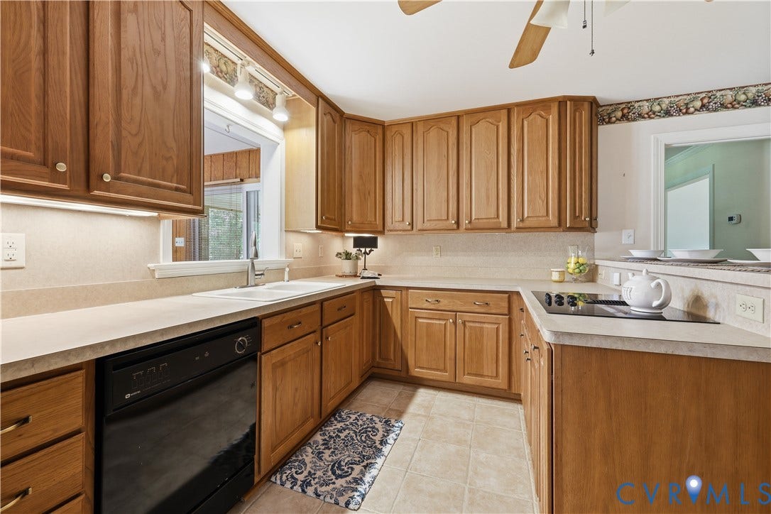 1610 Reams Road, Powhatan, VA 23139 Kitchen with flat top cooking