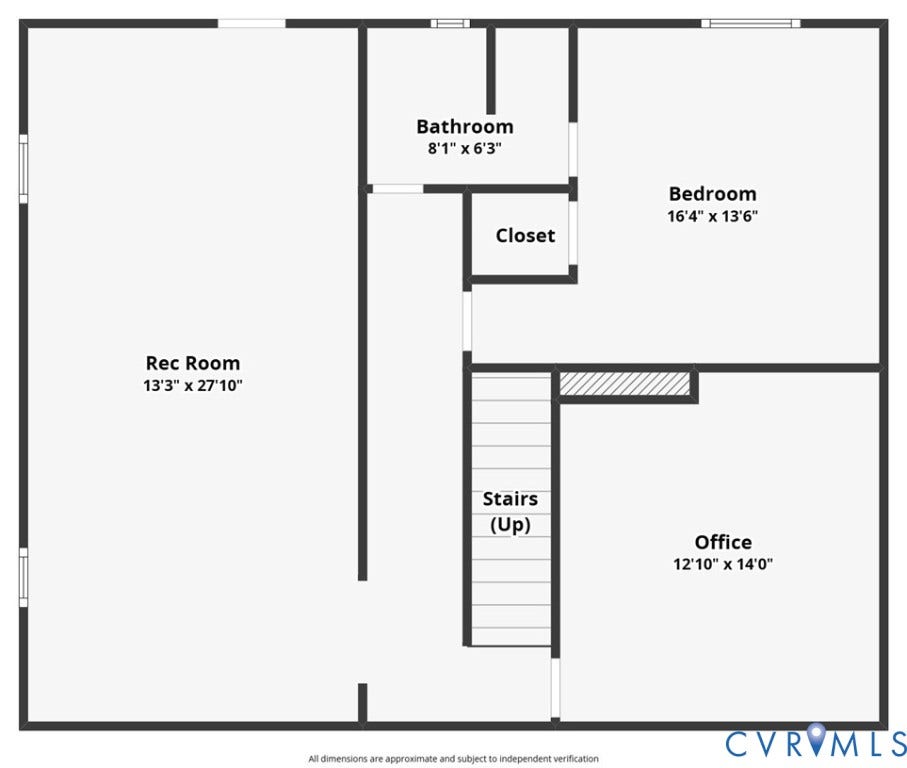 4320 Stebbins Street, Chester, VA 23831 Finished Basement