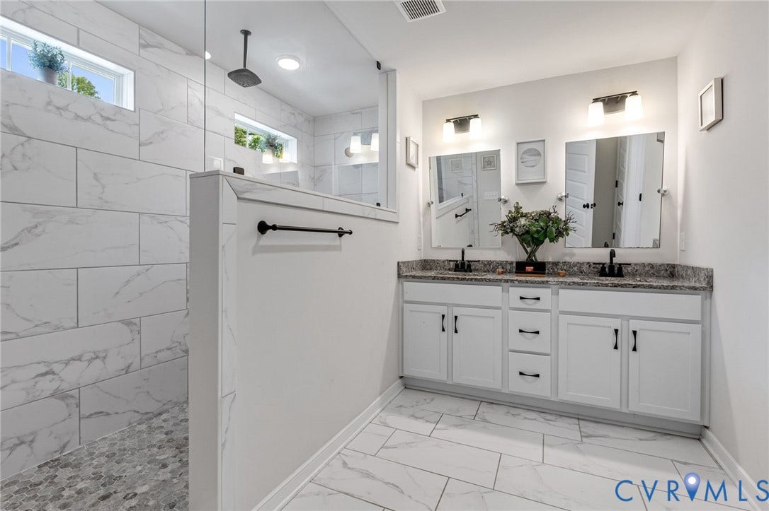 7125 Jones Run Lane, Glen Abby, Moseley, VA 23120 Walk in shower