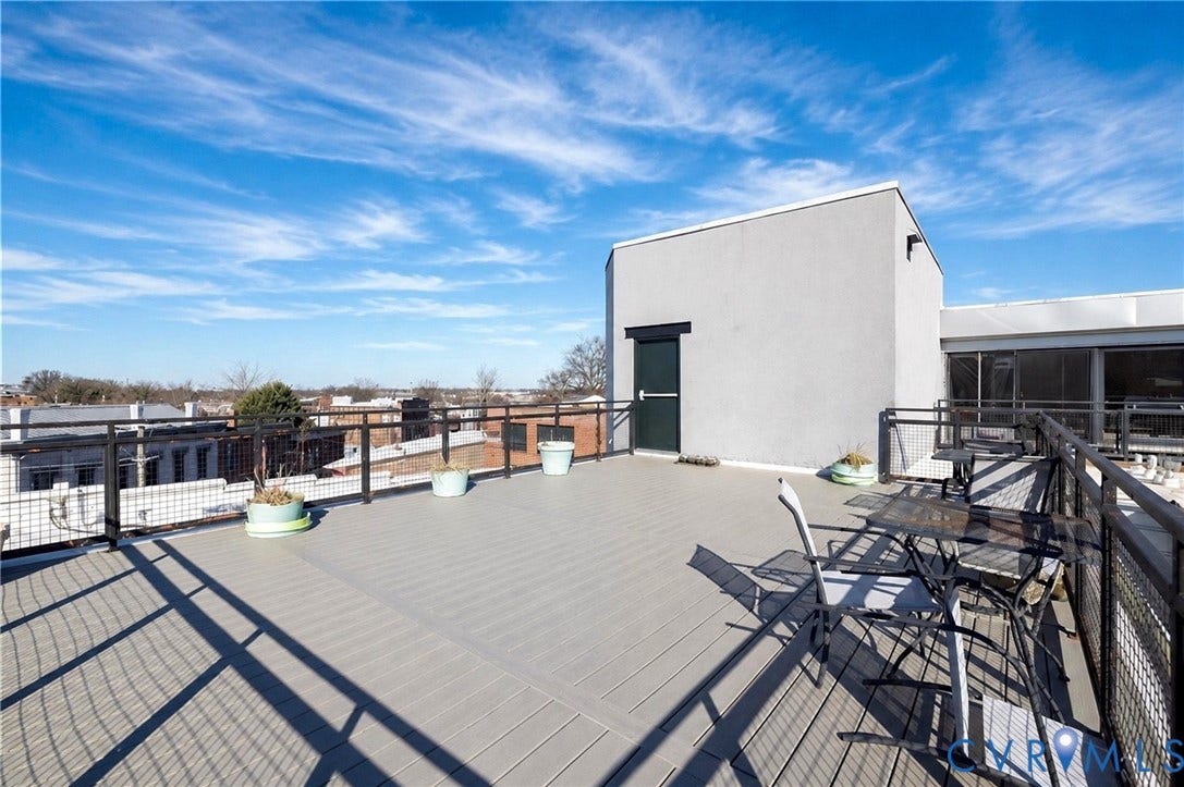 110 W Marshall Street, #36, Jackson Ward, Richmond, VA 23220 Rooftop deck
