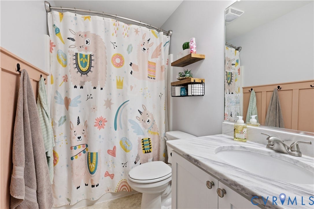 1573 Dogwood Road, Powhatan, VA 23139 Hall Bathroom