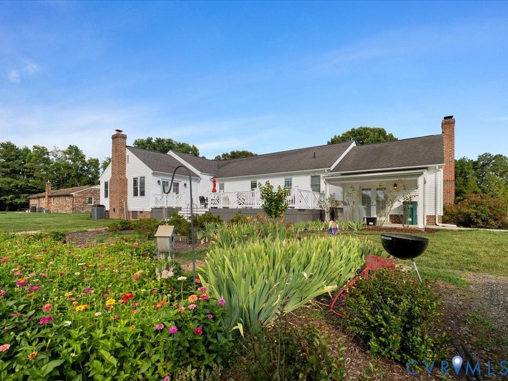 2376 Mill Road, Acreage, Henrico, VA 23231 Beautiful gardens