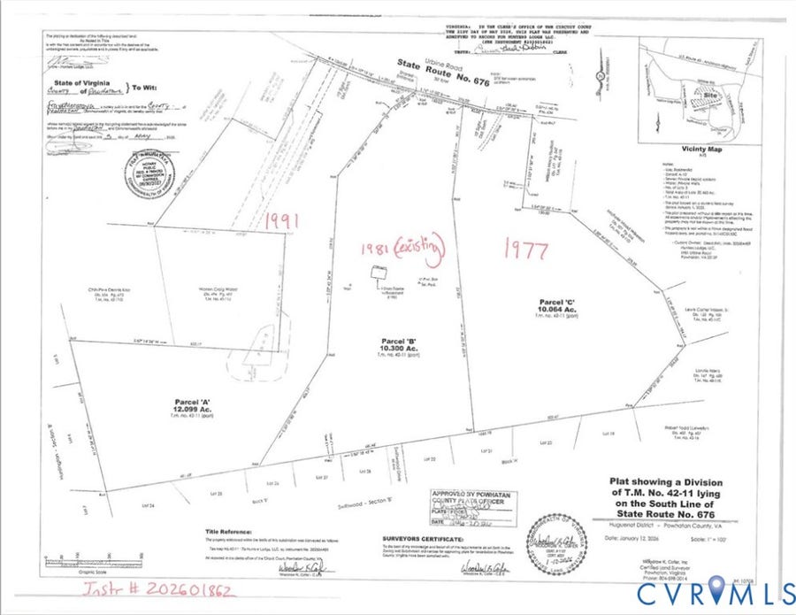 Property photo for 1977 Urbine Road, Powhatan, VA