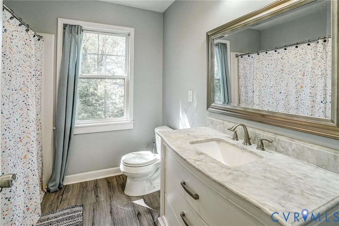 65 Hopeful Church Lane, Bumpass, VA 23024 Interior space featuring a vaulted ceiling and recessed lighting