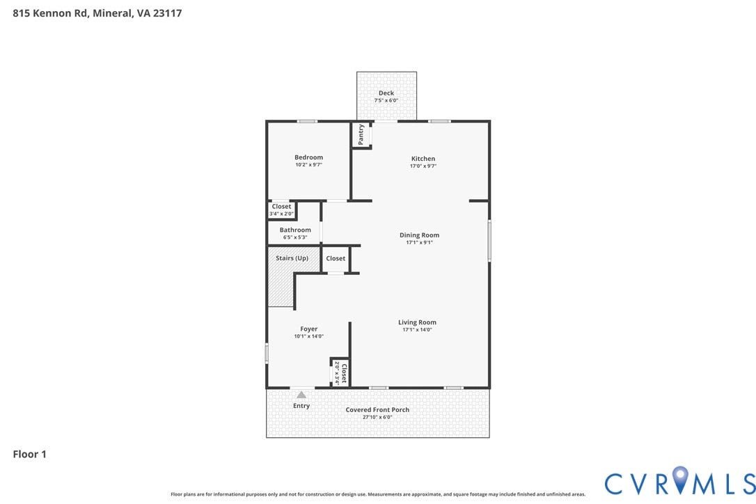 815 Kennon Road, Northeast Creek Reservoir Subd, Mineral, VA 23117 Floor plan