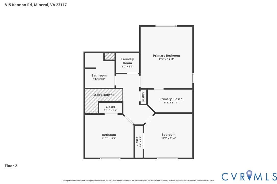815 Kennon Road, Northeast Creek Reservoir Subd, Mineral, VA 23117 Floor plan