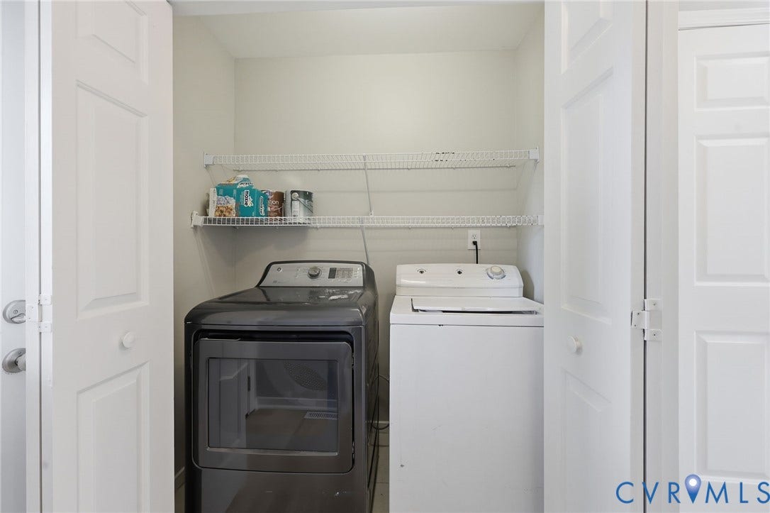 9500 Mesquite Road, Glen Allen, VA 23060 Dedicated laundry area with bi-fold doors