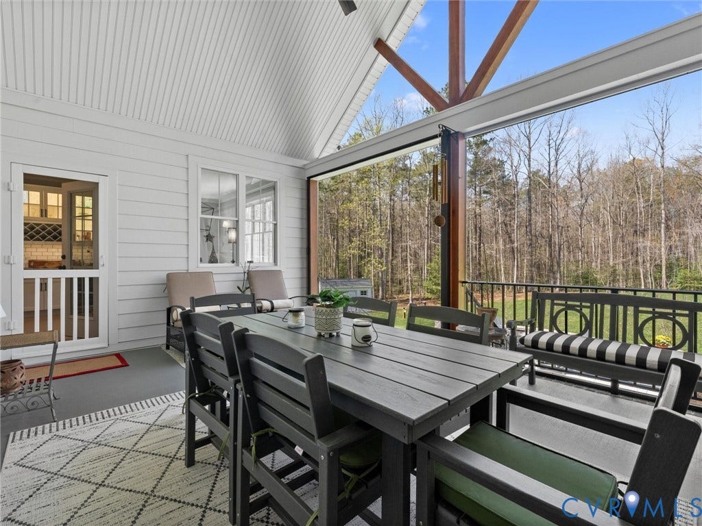 Covered Rear Porch