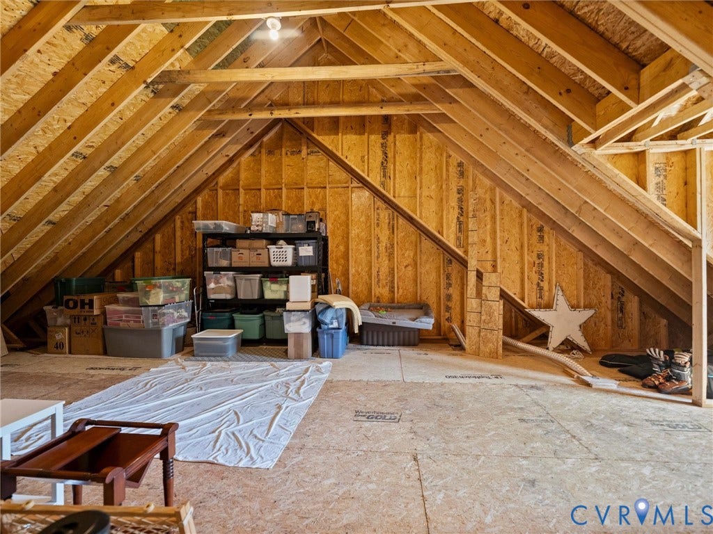 Walk-in Attic ready to be finished