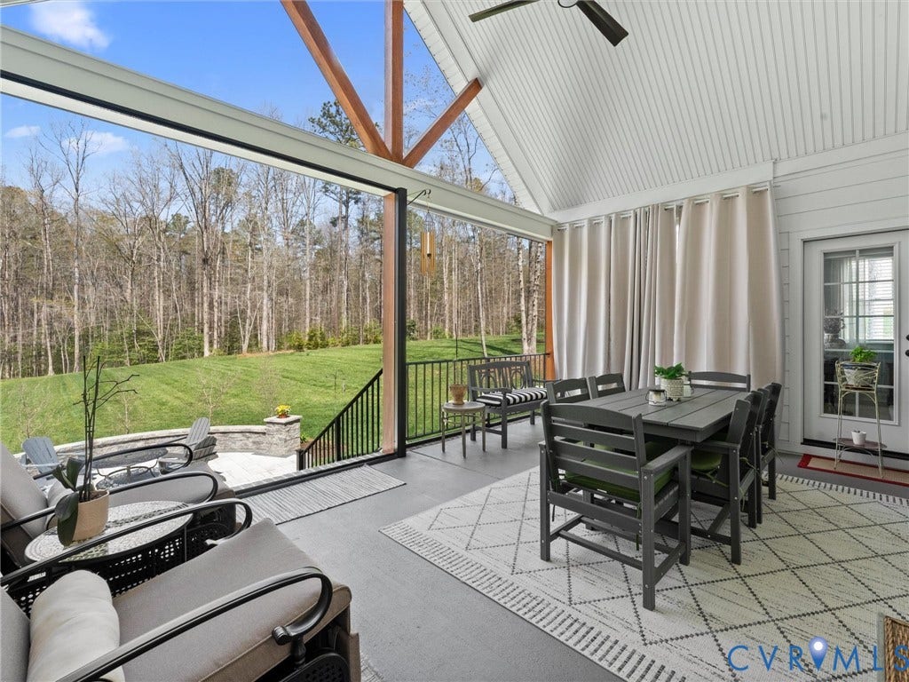 Covered Rear Porch