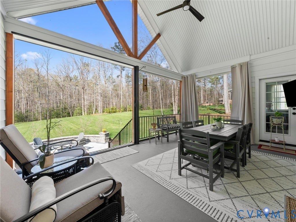 Covered Rear Porch