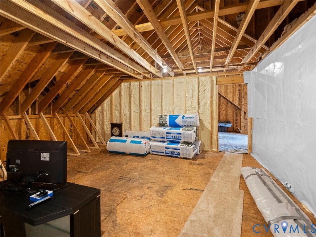 Walk-in Attic ready to be finished