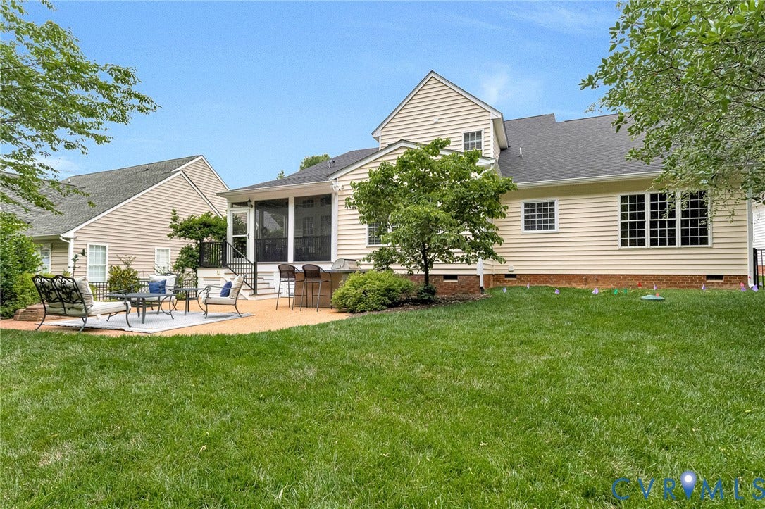 110 Manakin Parke Drive, The Parke At Manakin Woods, Manakin Sabot, VA 23103 Spacious backyard is irrigated & maintained by the association.