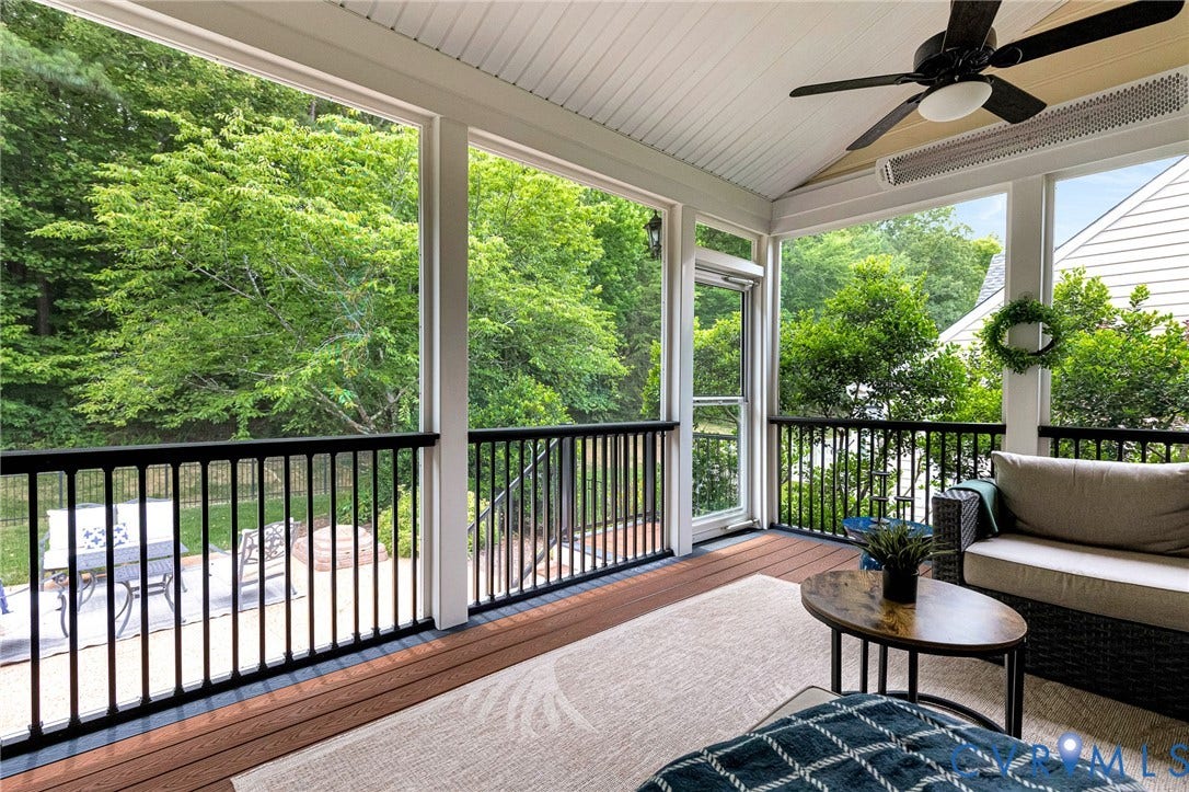 110 Manakin Parke Drive, The Parke At Manakin Woods, Manakin Sabot, VA 23103 Screened porch